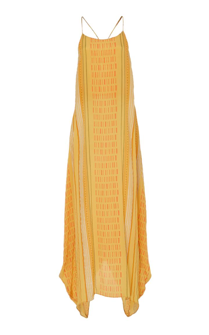Volantis Cocoon Crepe Silk Dress