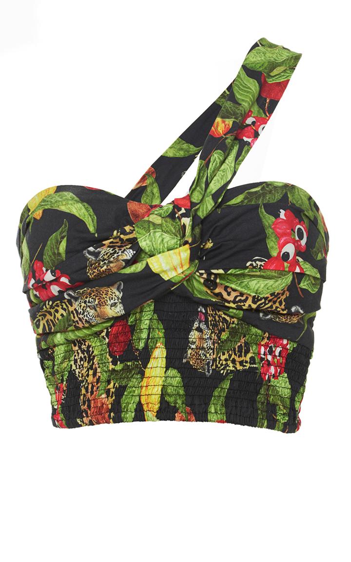 Isolda Gal Twist Crop Top