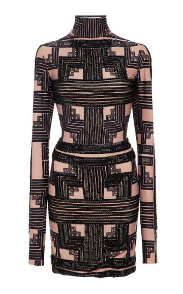 Triya Paint Long Sleeve Dress