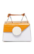Danse Lente Phoebe Bis Two-toned Croc-effect Leather Bag