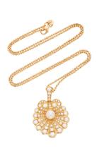 Anita Ko Oyster 18k Gold, Diamond And Pearl Necklace