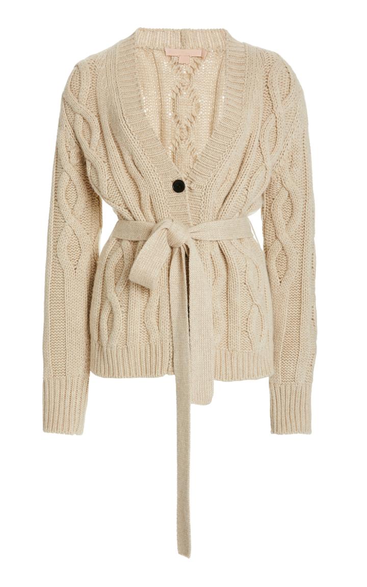 Brock Collection Replenish Belted Cashmere Cardigan