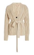 Brock Collection Replenish Belted Cashmere Cardigan