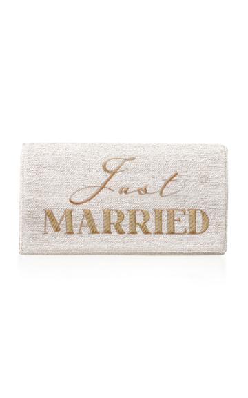 Preciously Paris Just Married Handmade Clutch