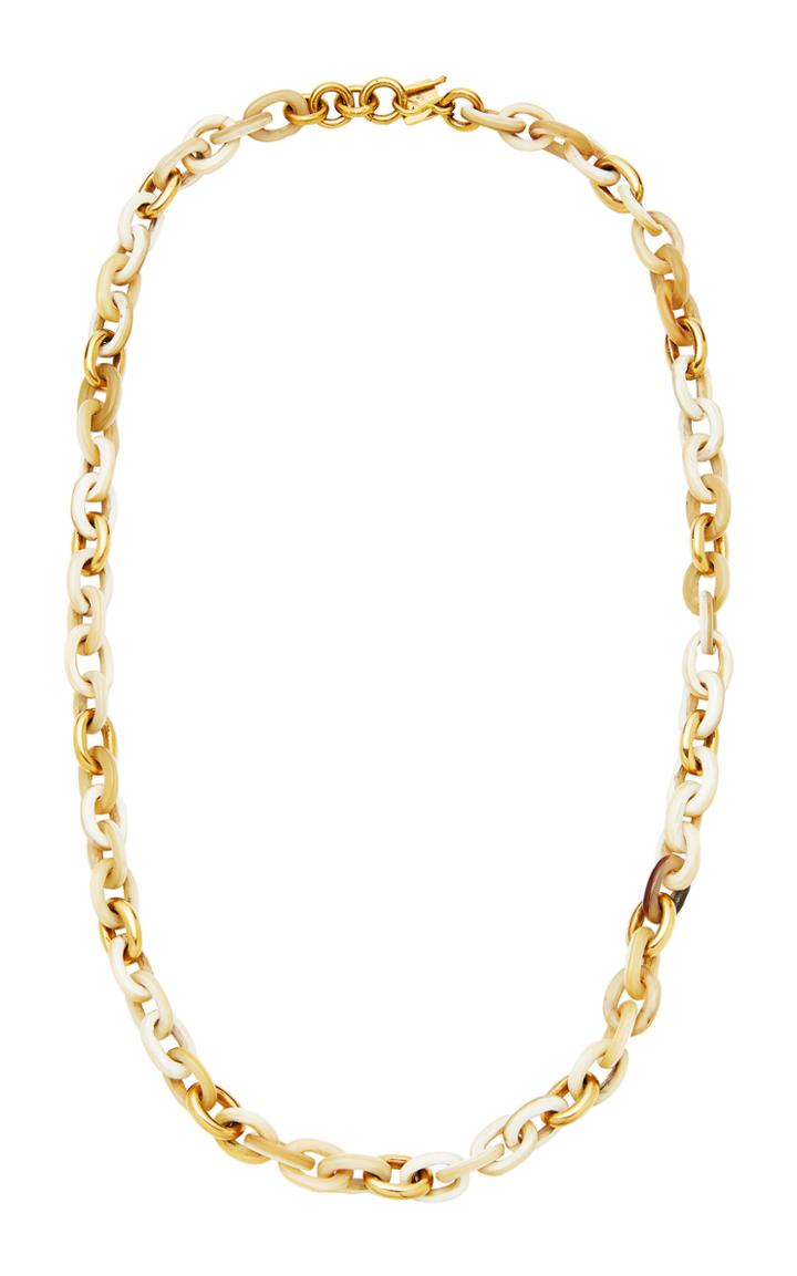 Ashley Pittman Meli Light Horn Necklace