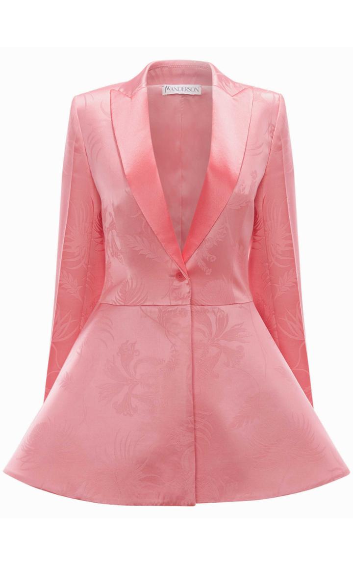 Moda Operandi Jw Anderson Satin Peplum Blazer