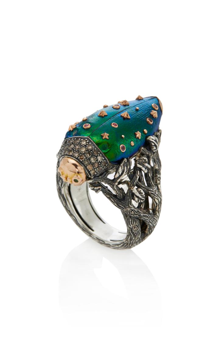 Bibi Van Der Velden Scarab Stars Ring