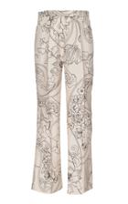 Etro Mid-rise Silk Straight-leg Pants