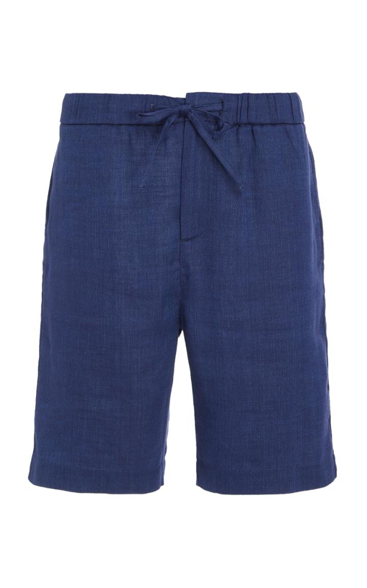 Frescobol Carioca Long Linen Sport Shorts