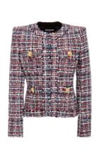 Balmain Button-embellished Tweed Jacket
