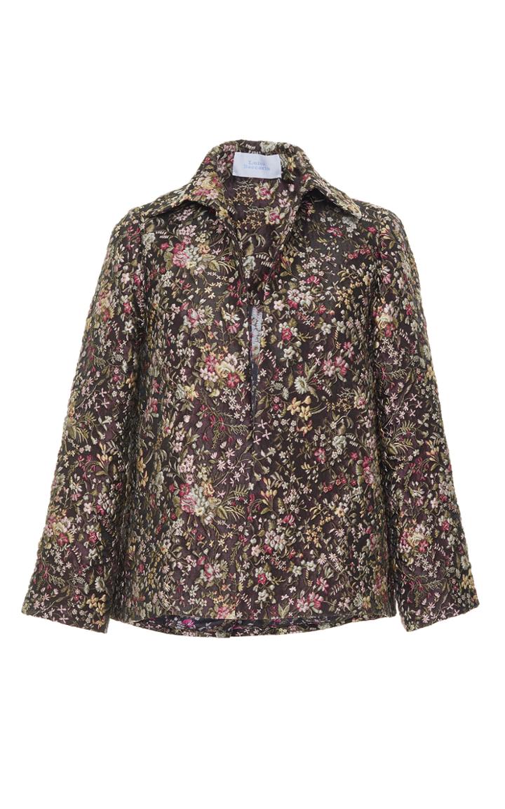 Luisa Beccaria Jacquard Flowers Jacket
