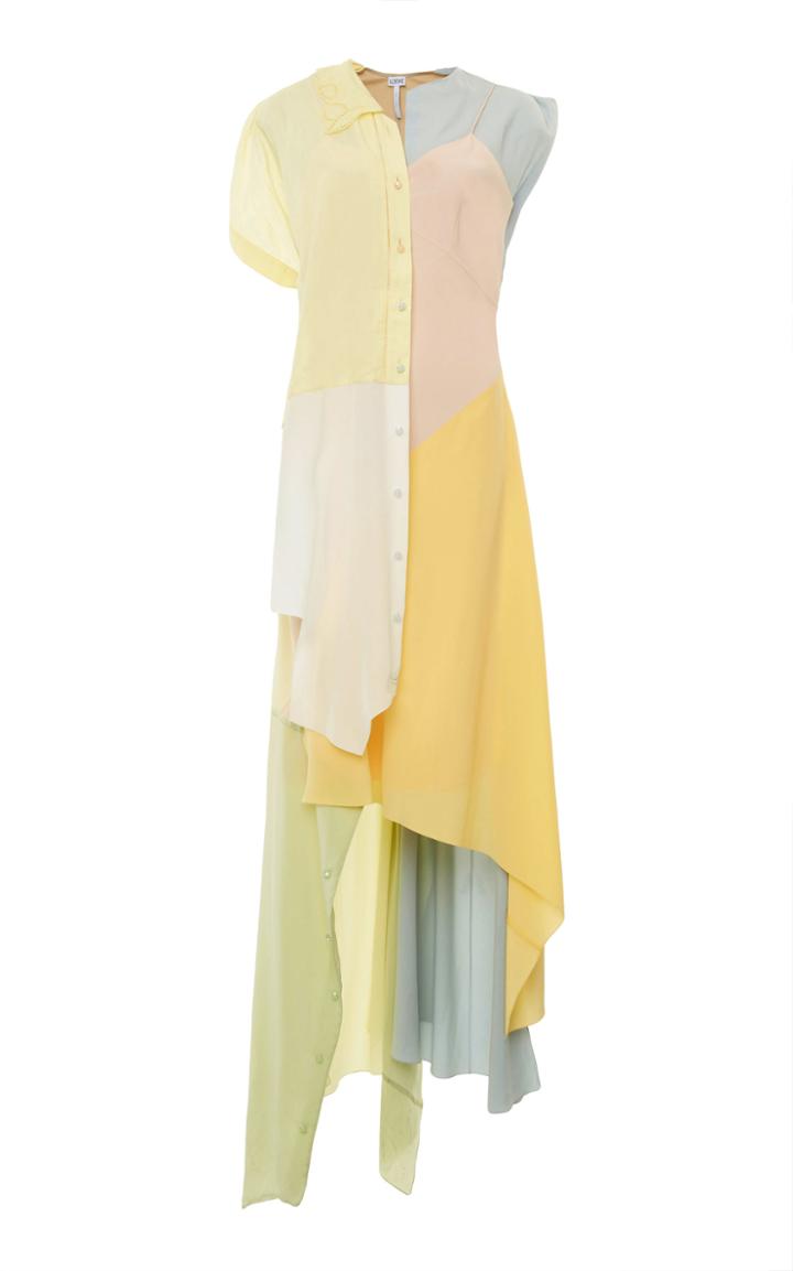 Loewe Silk Patchwork Dress