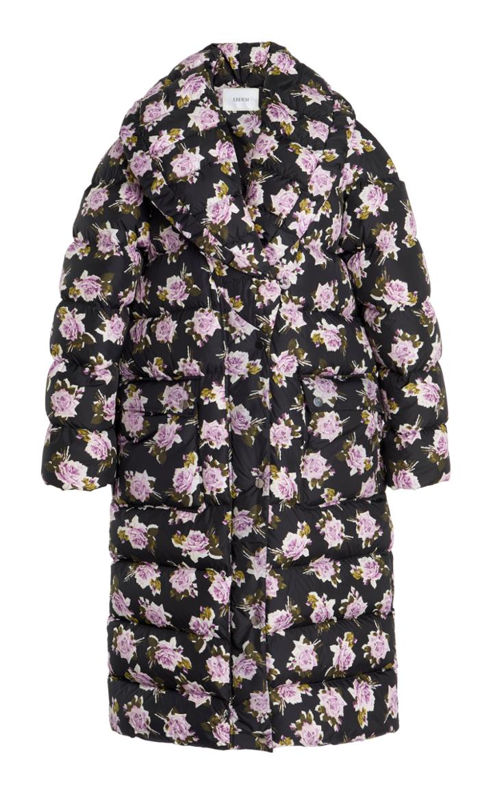 Moda Operandi Erdem Rowland Floral Print Puffer Coat