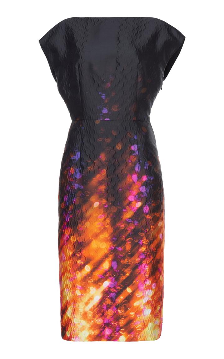 Prada Cap Sleeve Midi Dress