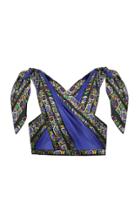 Moda Operandi Raisa Vanessa Patterned Crop Top