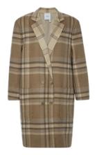 Moda Operandi Agnona Double-faced Checked Century Cashmere Double-breasted Coat Size