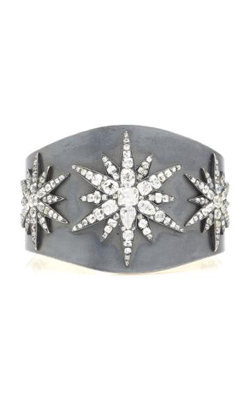 Moda Operandi Stephen Russell 19th Century Silver Gold And Diamond Star Cuff Bracele