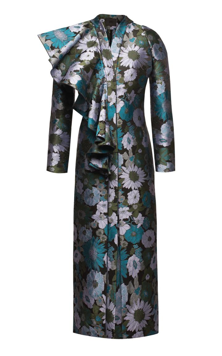 Lake Studio Floral Printed Long Coat