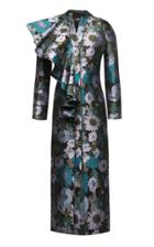 Lake Studio Floral Printed Long Coat
