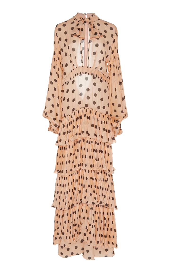Johanna Ortiz Wind God Silk Double Georgette Dress