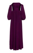 Amur Ollie Off-the-shoulder Ruched Jumpsuit