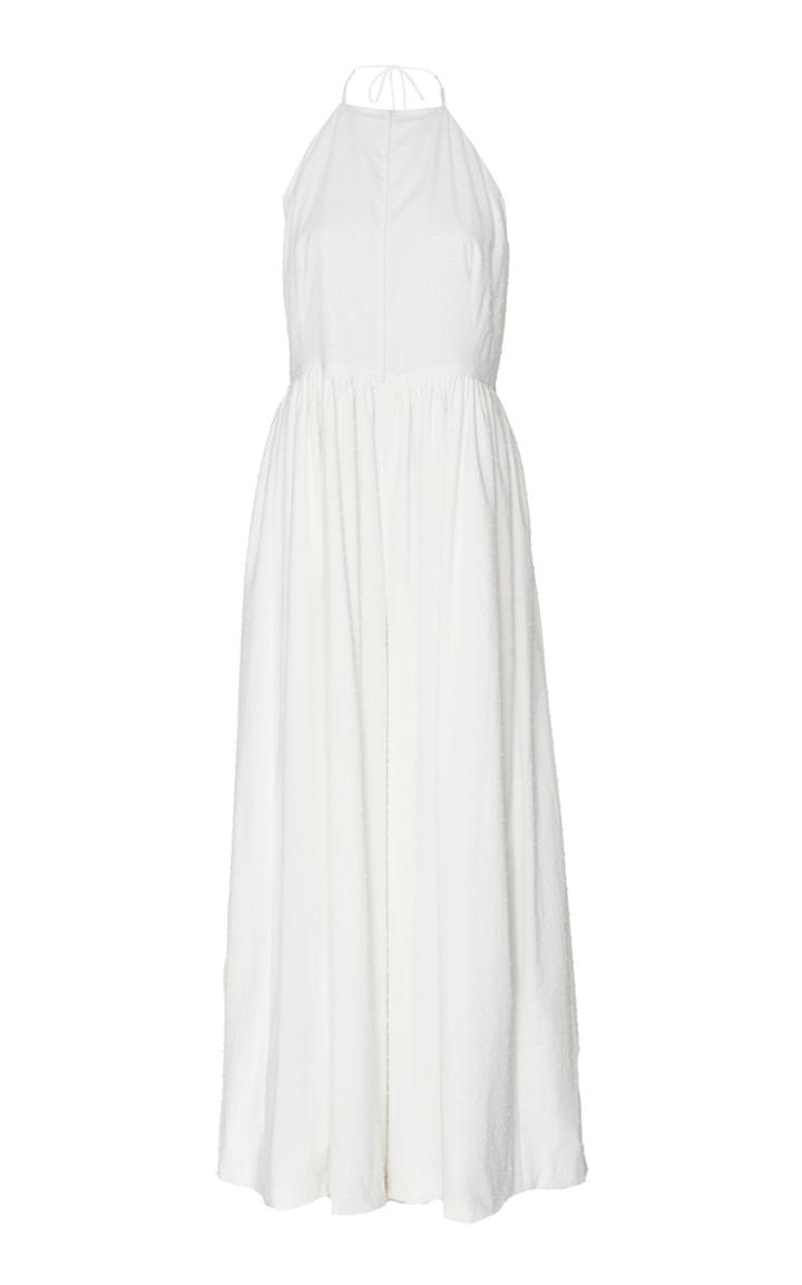 Christine Alcalay Wide-leg Cotton Jumpsuit