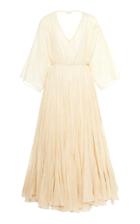 Moda Operandi Rhode Emily Sheer Cotton Maxi Dress Size: Xs
