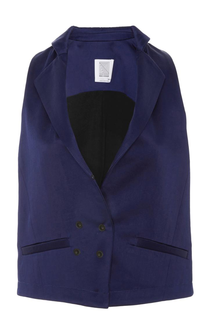 Rosie Assoulin Satin Vest