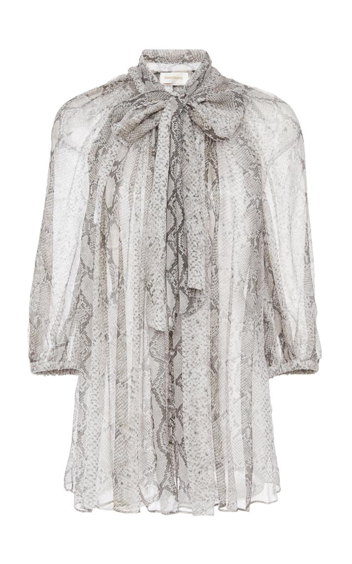 Zimmermann Corsage Fluted Blouse