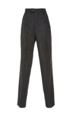 Red Valentino Flannel High Waisted Pants