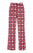 Laura Urbinati Printed Cotton Poplin Pants