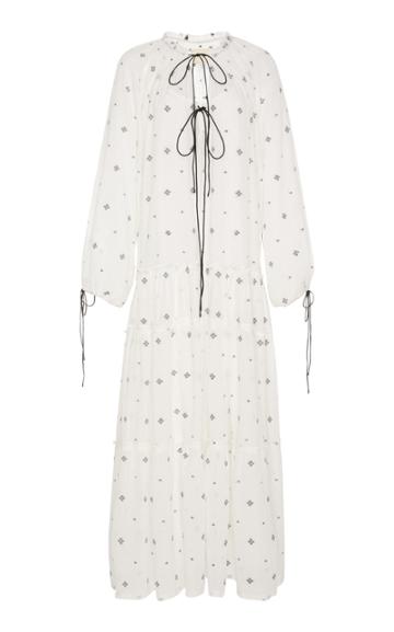 Anaak Fay Cotton Pintucked Dress