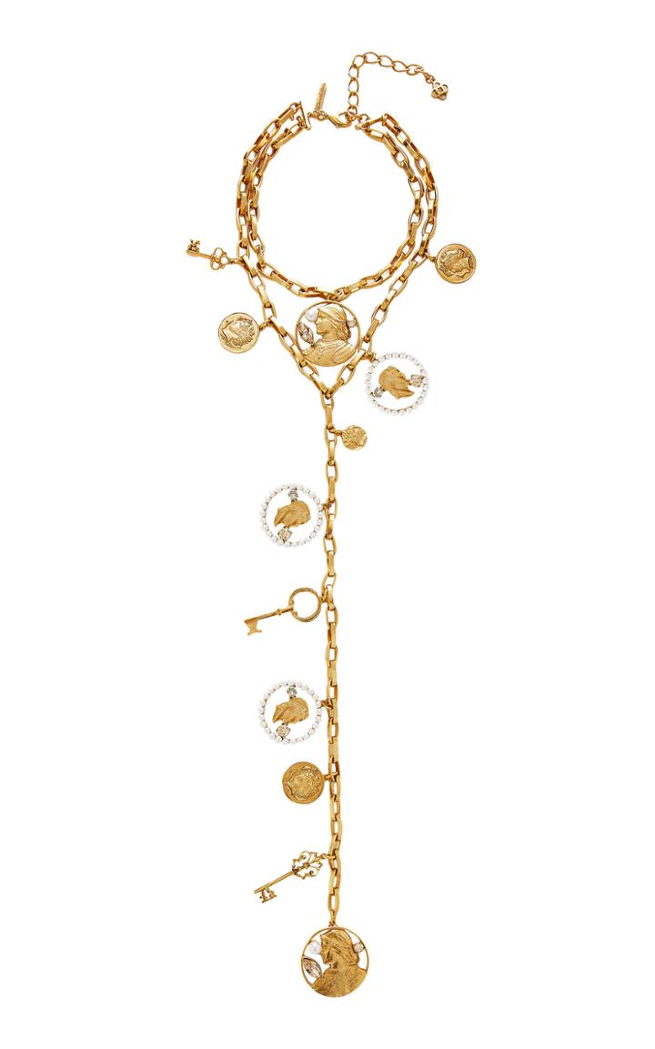 Oscar De La Renta Coins Necklace