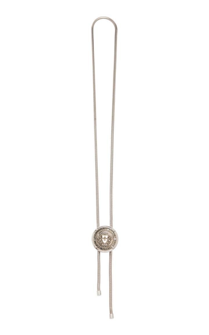 Balmain Silver Lasso Necklace