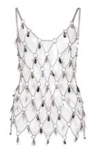 Moda Operandi Paco Rabanne Chain-link Embellished Metal Tank Top