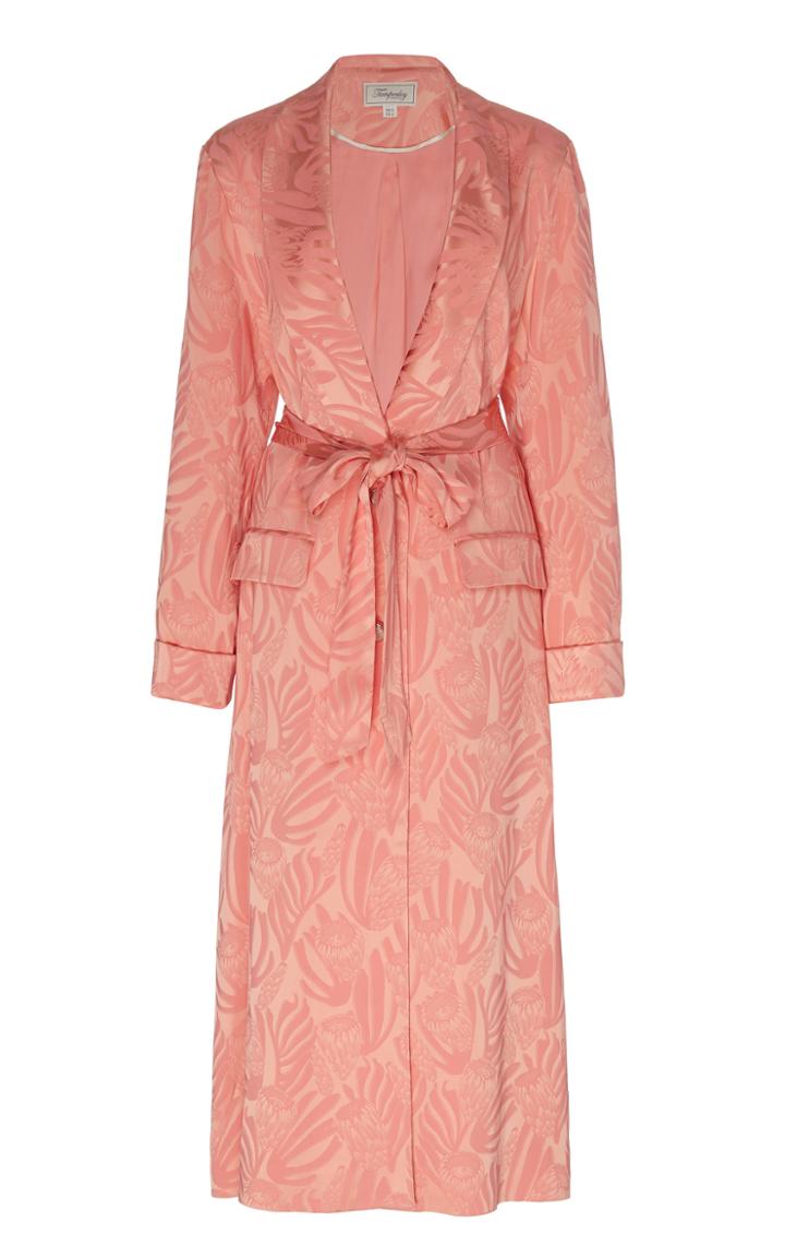 Moda Operandi Temperley London Fresco Jacquard Long Coat Size: 8