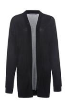 Alberta Ferretti Long Sleeve Crepe Cardigan
