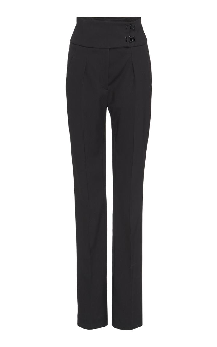 Olivier Theyskens Teric Straight-leg Crepe Pants