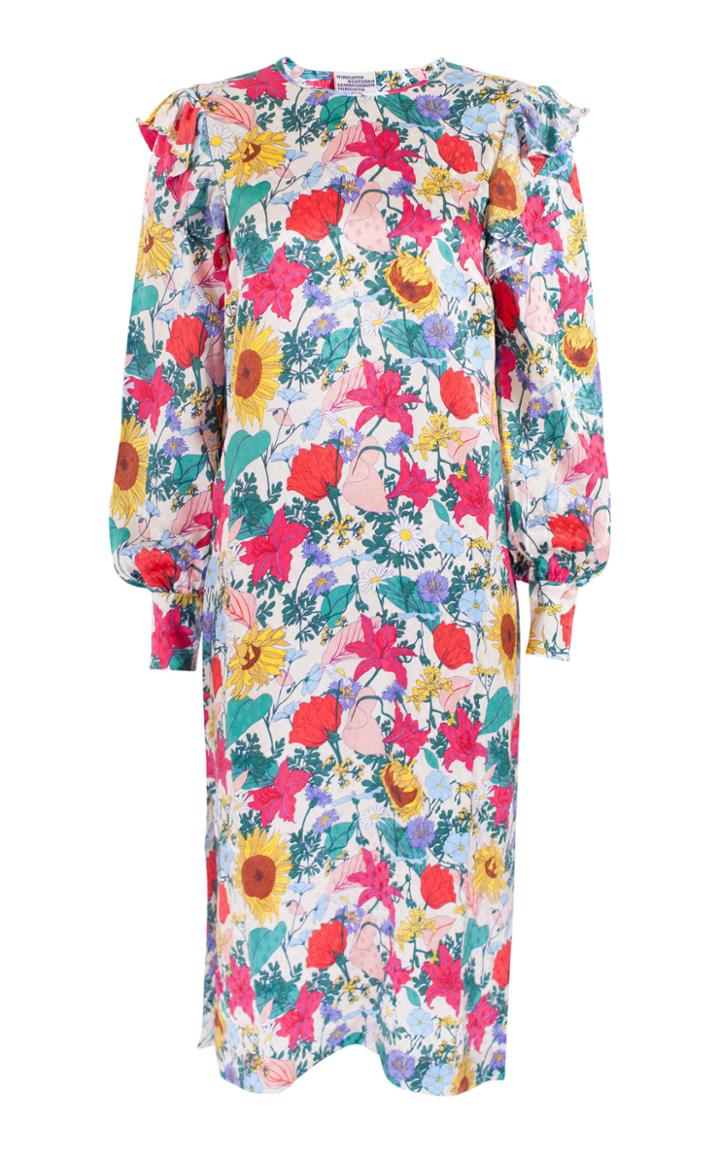 Baum Und Pferdgarten Alfa Ruffle Shoulder Dress