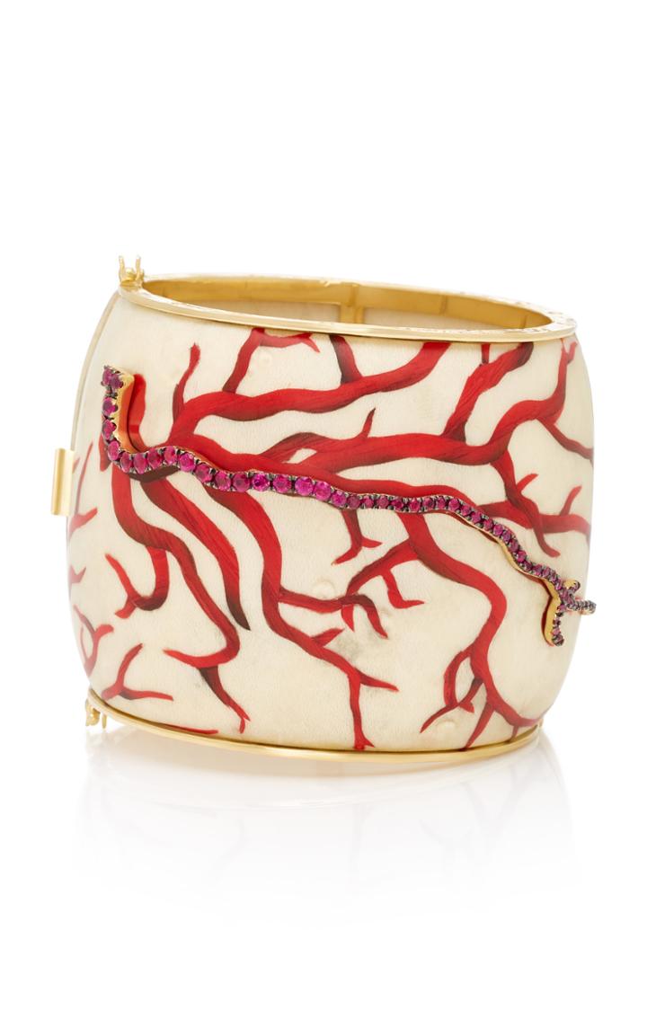 Silvia Furmanovich Ruby Coral Cuff