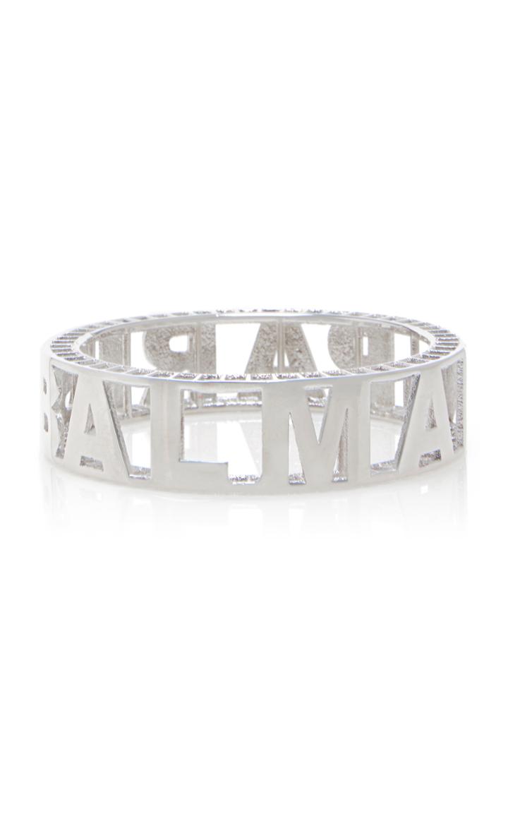 Balmain Silver Signature Bracelet
