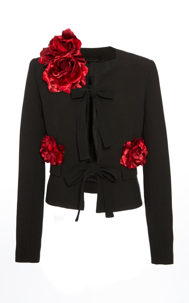 Elie Saab Floral Embellished Jacket