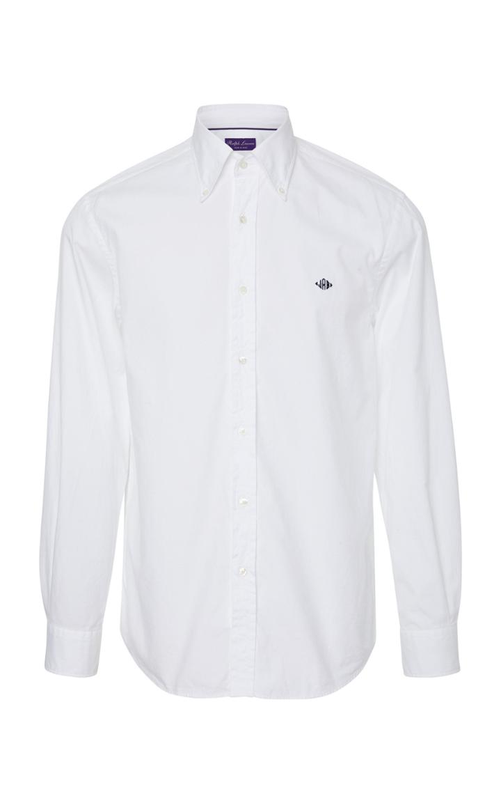Ralph Lauren Classic Monogramed Oxford