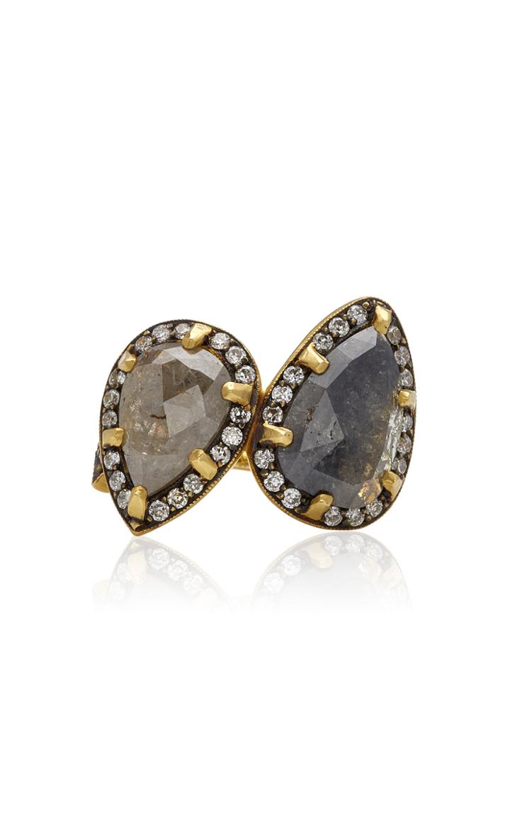 Moda Operandi Sylva & Cie One Of A Kind 18k Yellow Gold And Diamond Ring Size: 6.75
