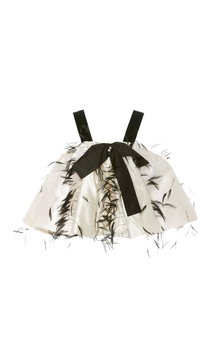 Daniele Carlotta Feathered Flounce Top