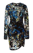 Elie Saab Sequin And Bead Embroidered Mini Dress