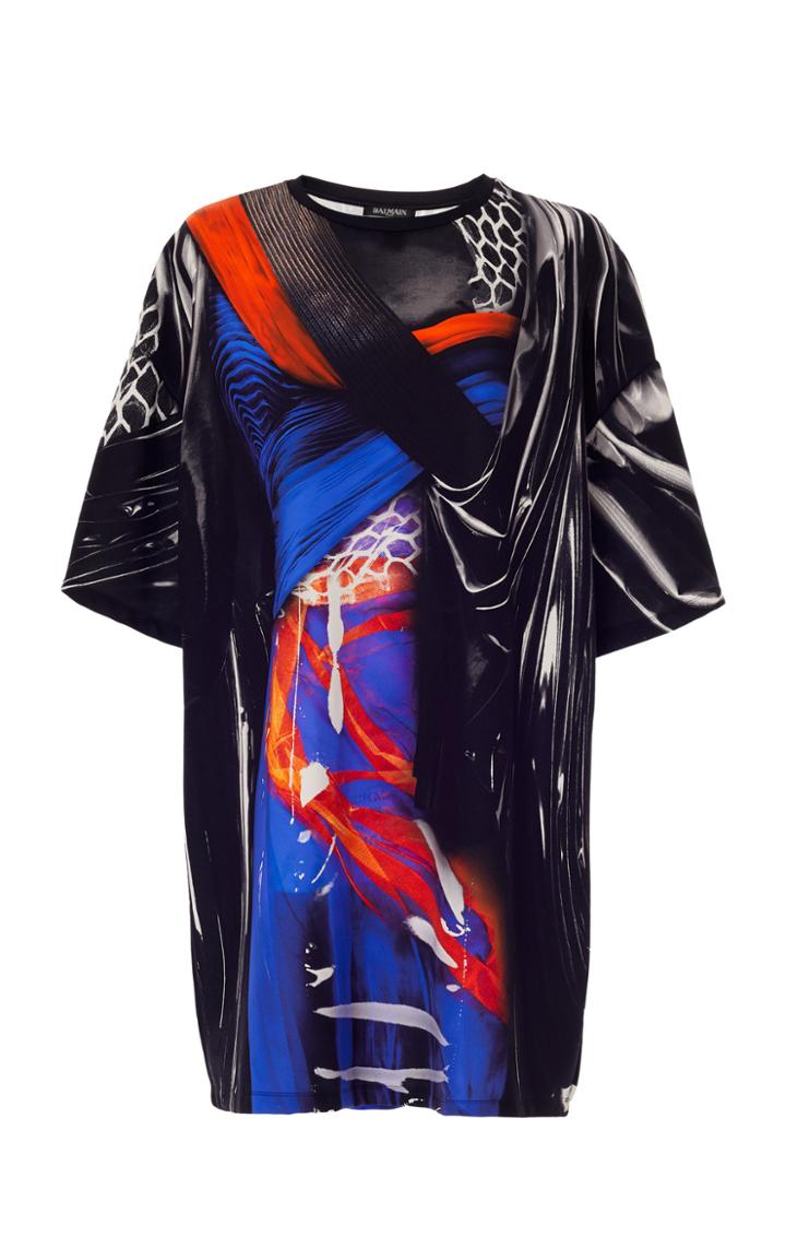 Balmain Oversized Imprinted T-shirt