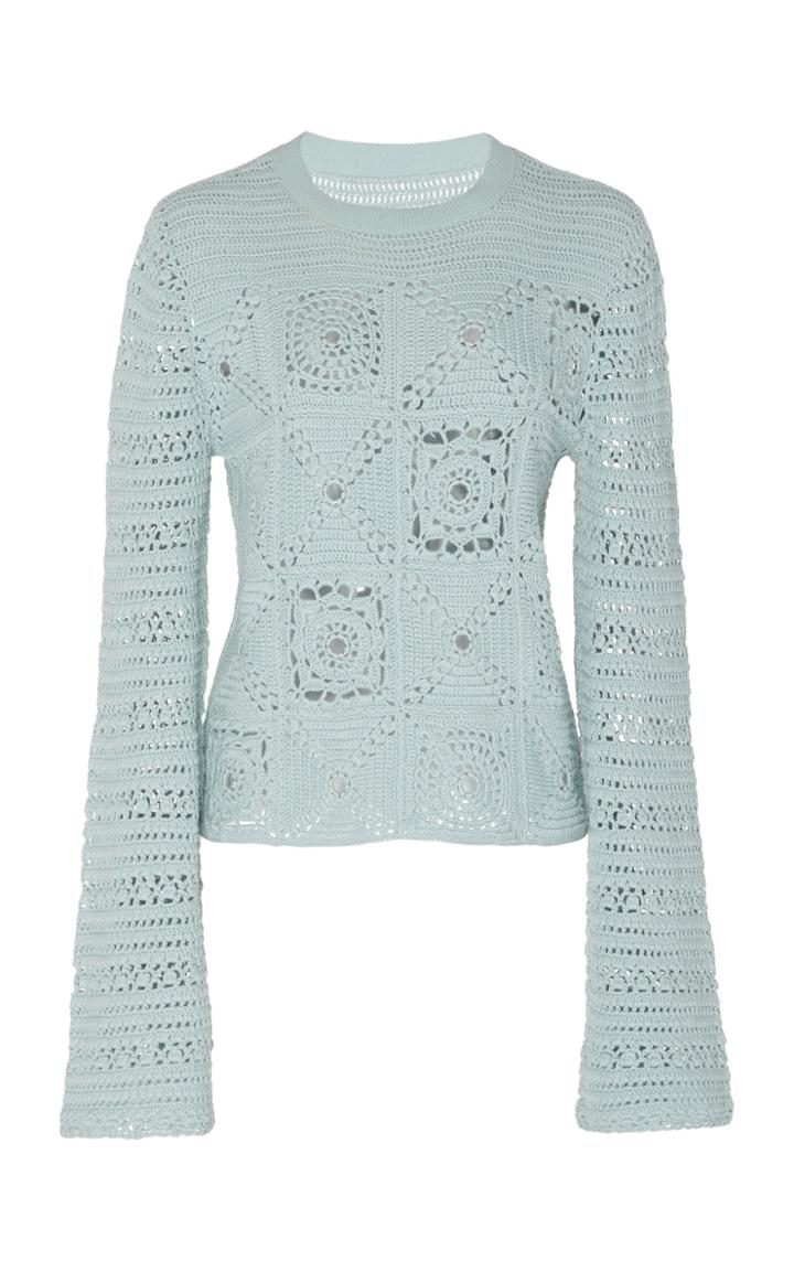 Moda Operandi Jonathan Simkhai Gracie Open-knit Crochet Top Size: Xs