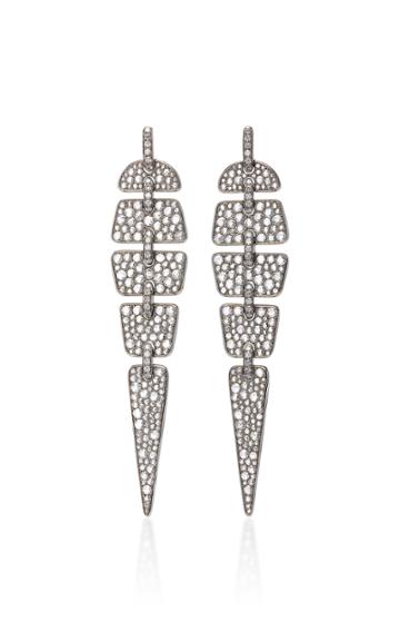 Sidney Garber Geometric Diamond Earrings
