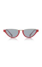 Moda Operandi Versace Hexagon-frame Metal Sunglasses